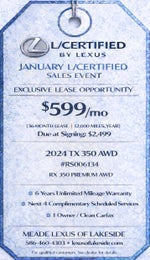 2024 Lexus TX TX 350